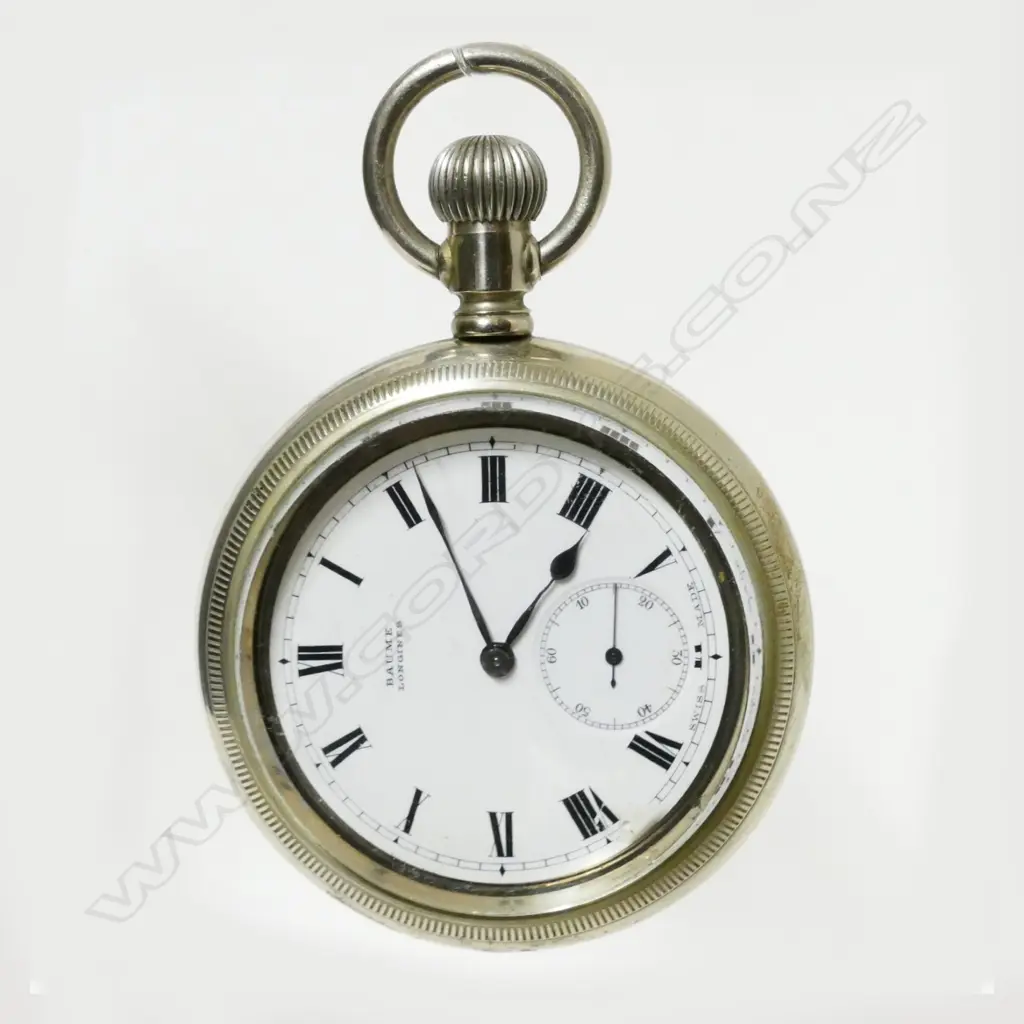 A Baume Longines railway pocket watch Image 1++