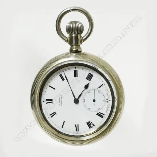 A Baume Longines railway pocket watch