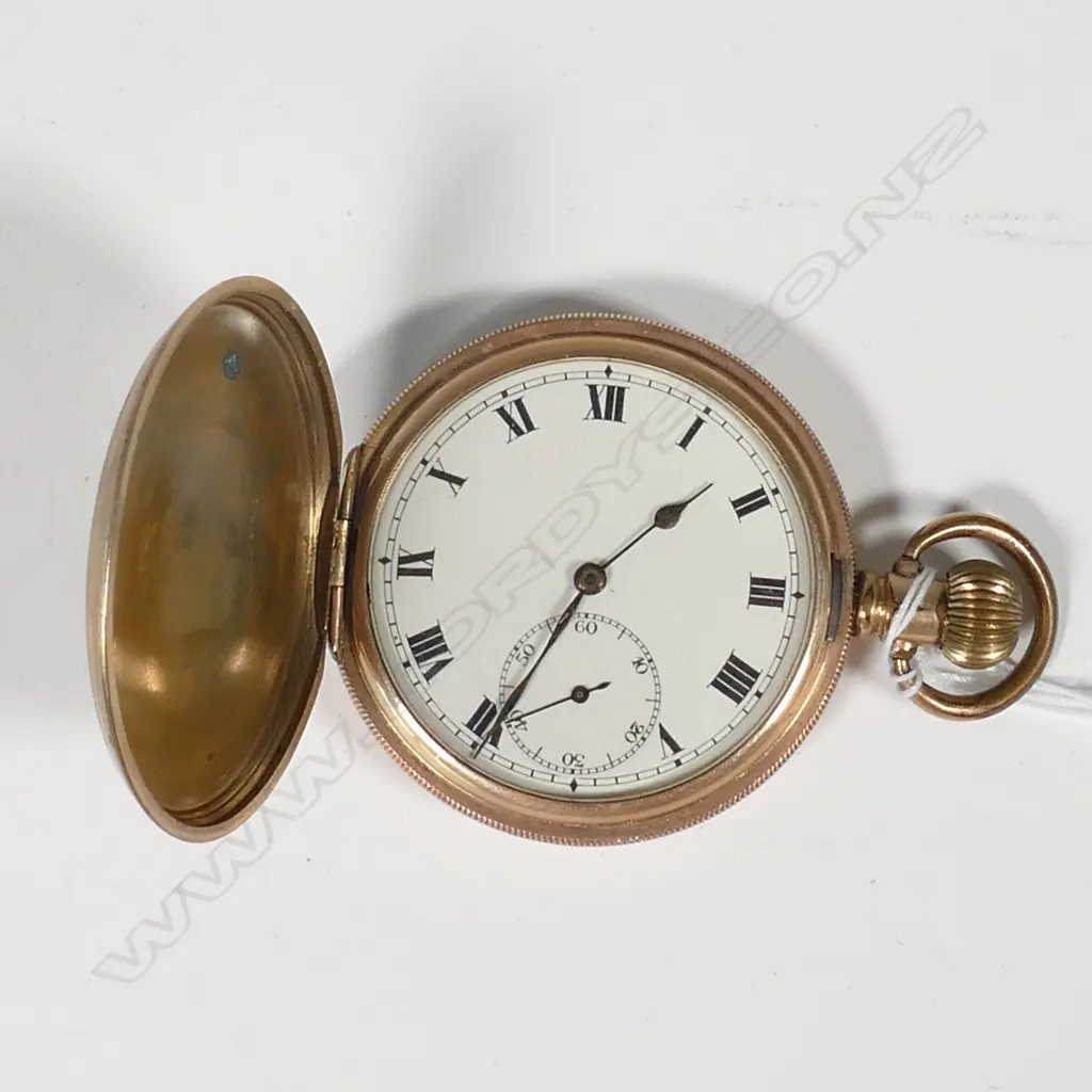 EARLY 20THC ROLEX GOLD PLATED POCKET WATCH... Image 1++