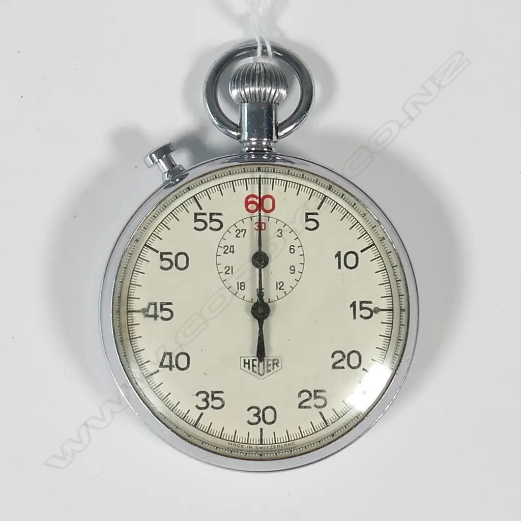 VINTAGE HEUER STOPWATCH WORKING Image 1++