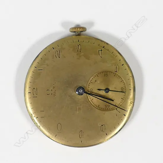 OMEGA 15 JEWEL WRIST WATCH MOVEMENT GILT FACE