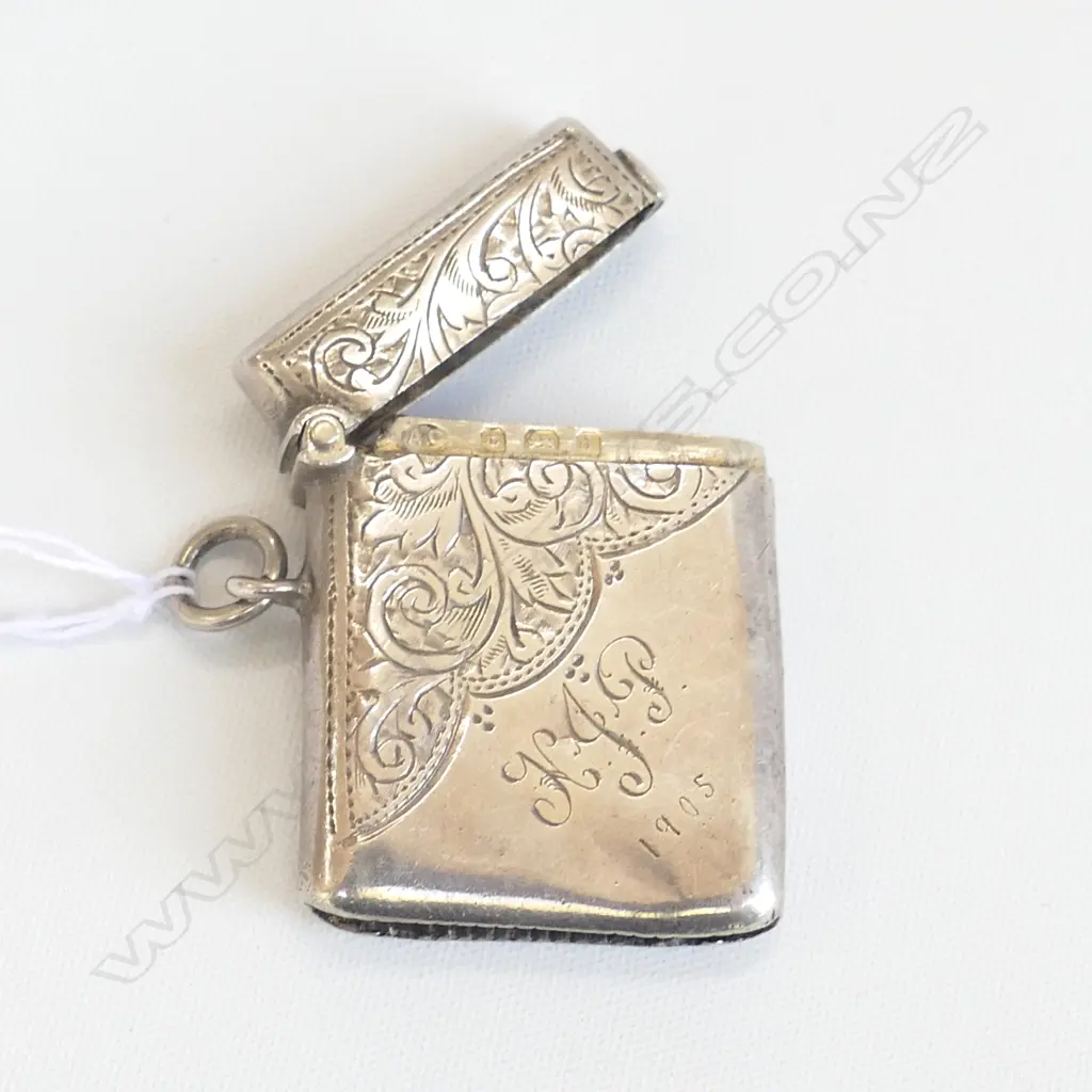 S/S VESTA CASE BIRMINGHAM 1903, MAKER: A.C., H.38mm Image 1++