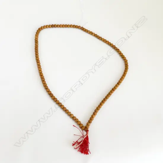 SANDLEWOOD UNIFORM BEAD NECKLACE