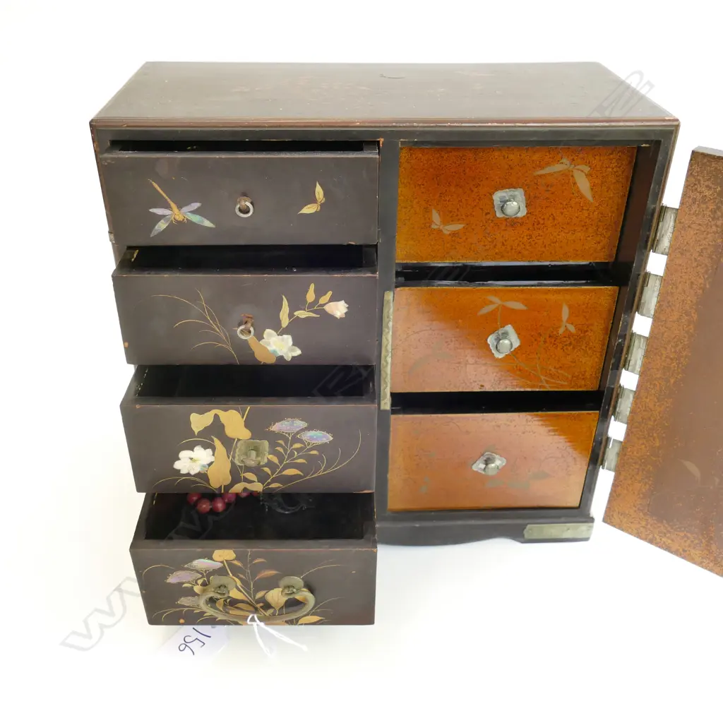 JAPANESE JEWELRY BOX 235MM H Image 1++