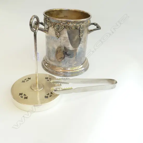 REPRODUCTION SHEFFIELD PLATE WINE COOLER 145MM H