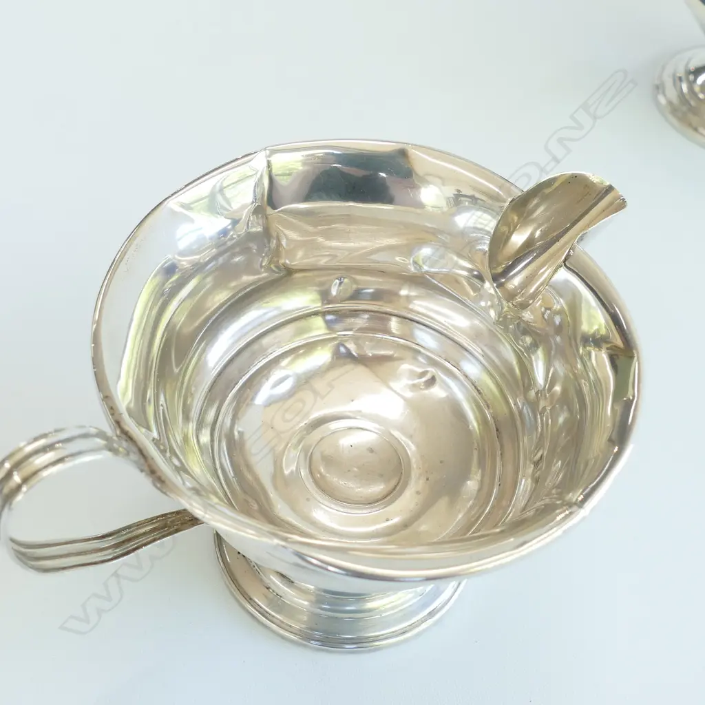 STERLING MARKED WEIGHTED MILK AND SUGAR Image 1++