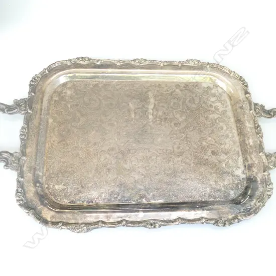 TWO HANDLED EP DRINKS TRAY L 610 MM