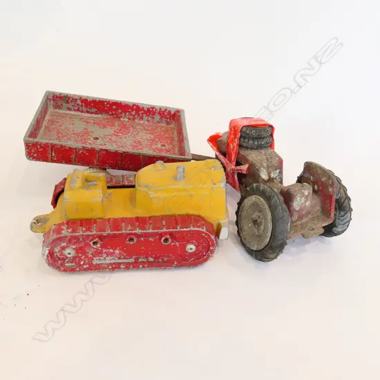 FUN HO TRACTOR WITH TRAILER AND OTHER