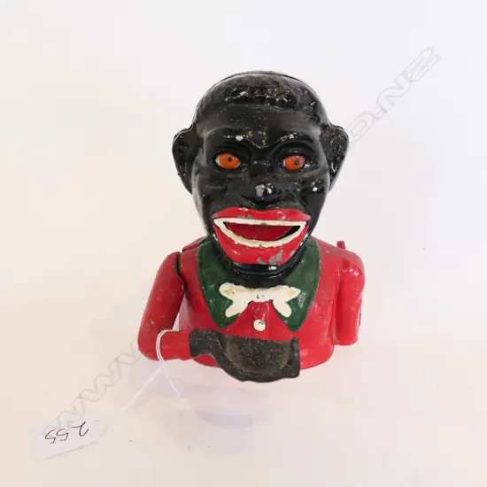 GREEDY BOY MONEY BOX RED 155MM H