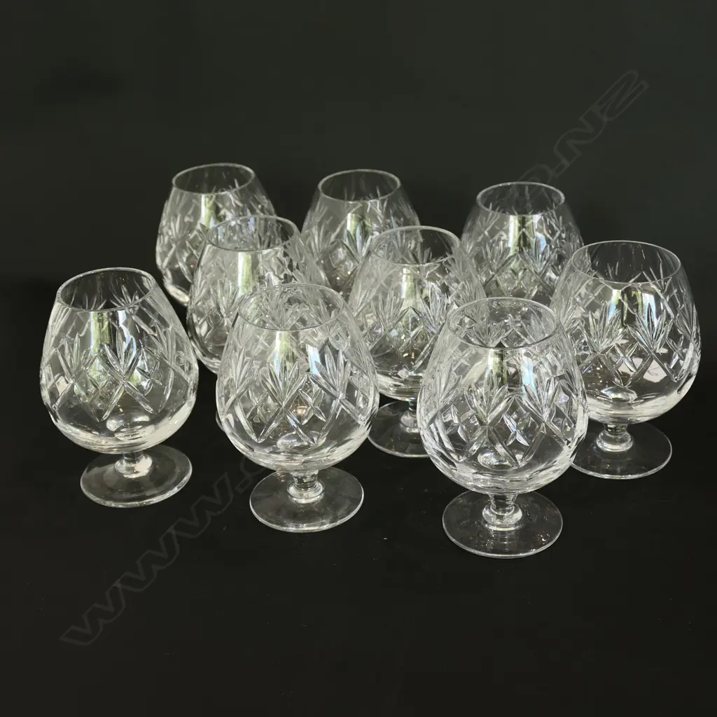 9 WEBB CORBETT BRANDY GLASSES  Image 1++