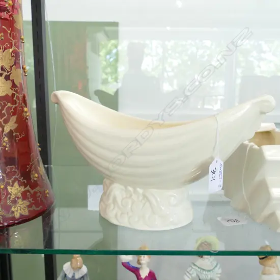 CROWN LYNN TROUGH VASE SMALL HAIRLINE CRACK