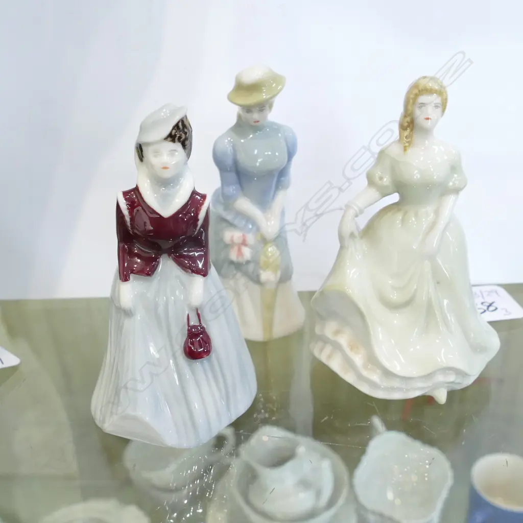 3 WADE' MY FAIR LADIES' FIGURINES, 1990 'REBECCA' 'HANNAH' 'LUCY' Image 1++