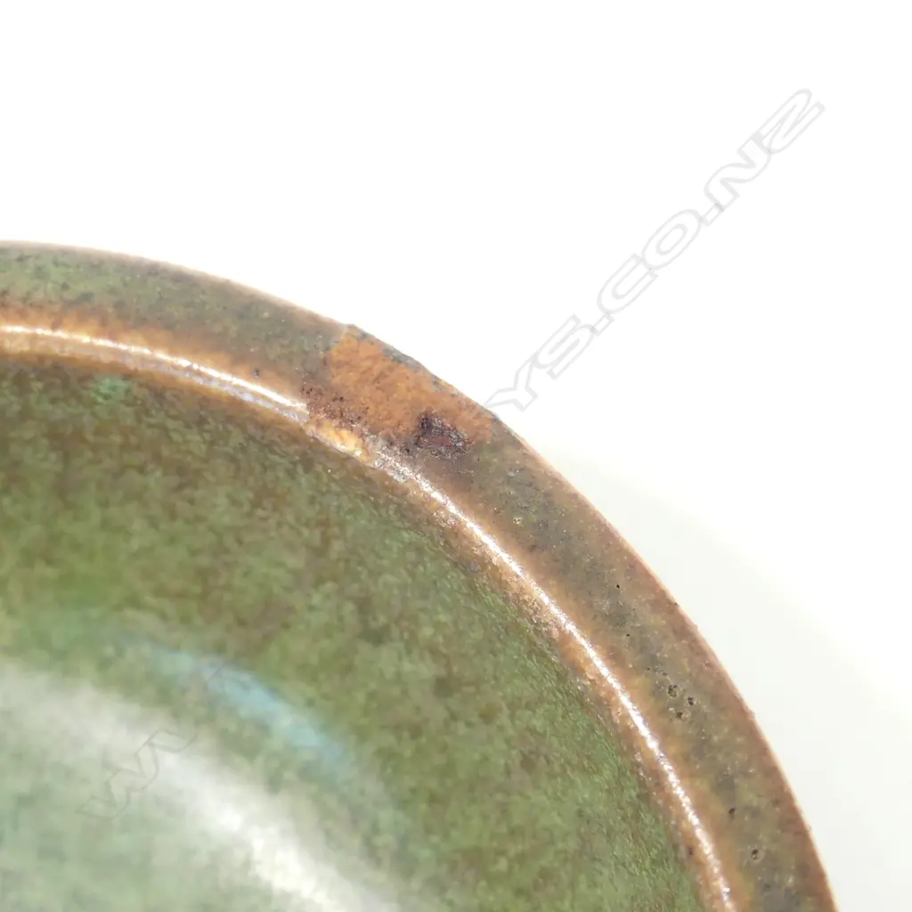 TWO SMALL OLIVE JONES PIN DISHES,  80MM & 100MM Image 1++