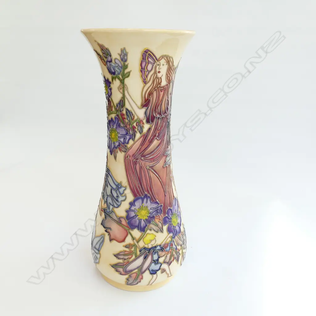 MOORCROFT TALL FAIRY VASE 1994 Image 1++