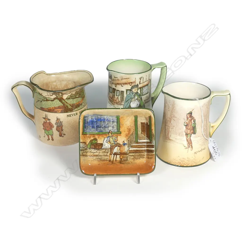 ROYAL DOULTON  ASST 3 JUGS, 1 PIN TRAY Image 1++