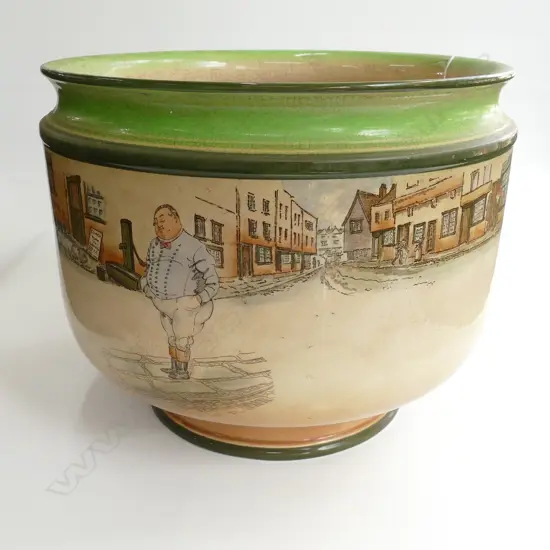 RD DICKENSWARE LG JARDINERE CRAZED