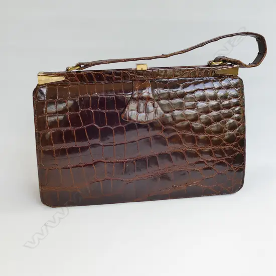 VINTAGE SNAKESKIN HANDBAG
