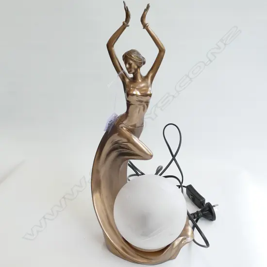 RESIN DECO STYLE LAMP 440MM H