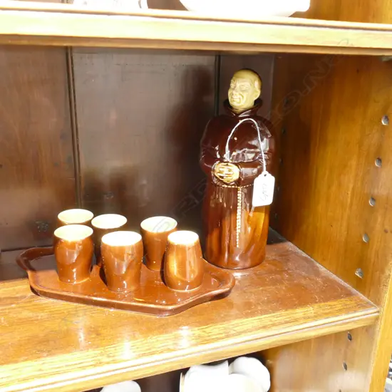 BESWICK MONK DECANTER SET