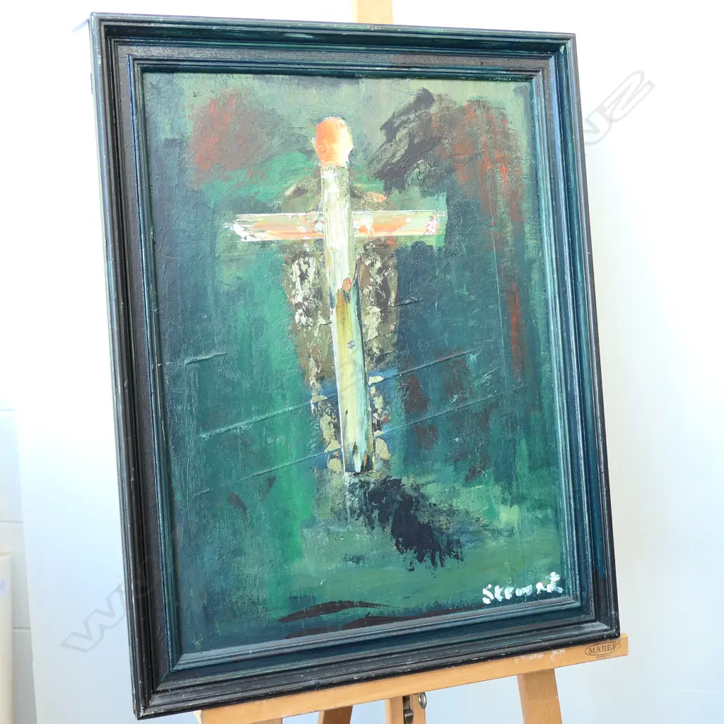 STEWART MACKAY 'FIELD PUNISHMENT WWI' 695MM H 540MM W OIL Image 1++