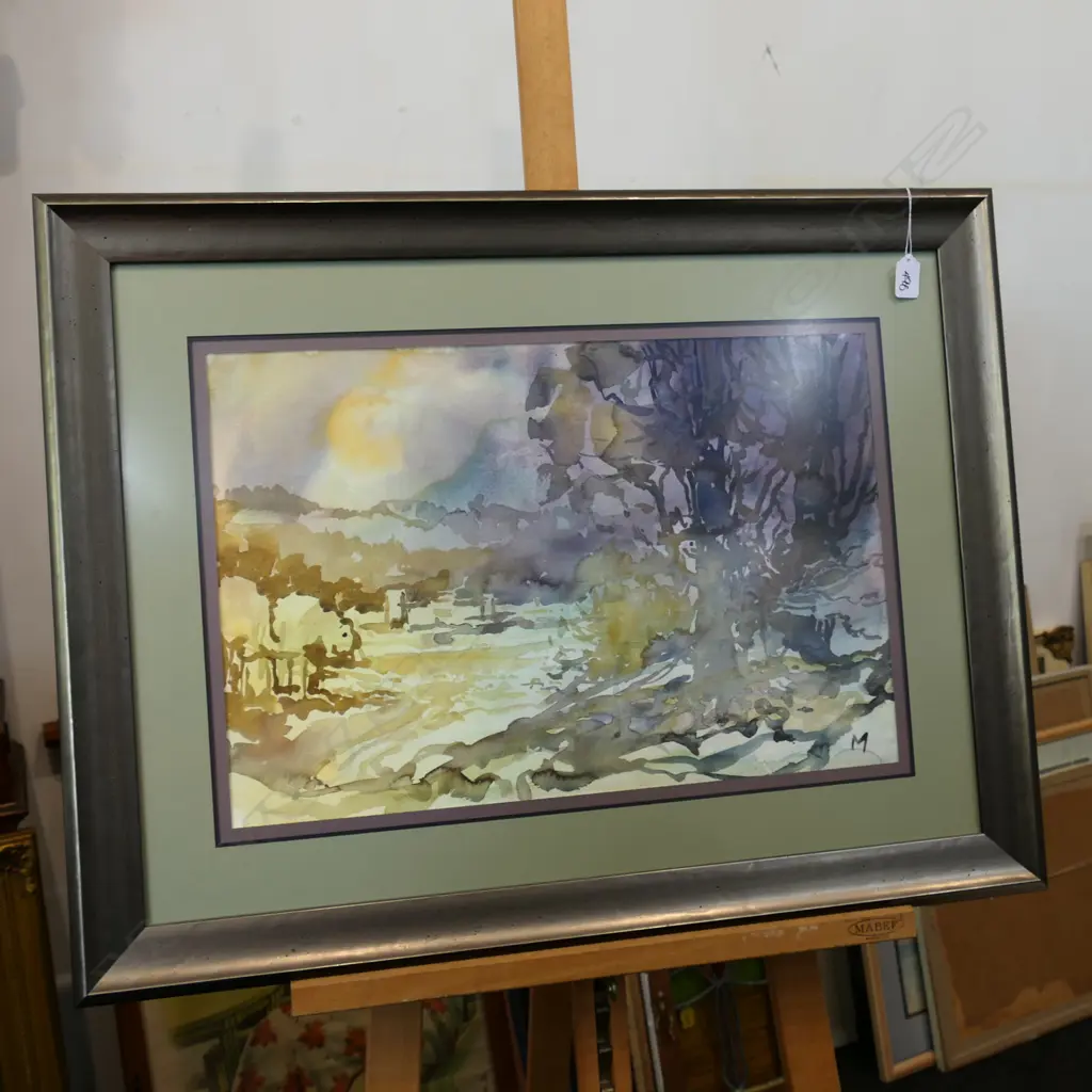 MARGARET MERRITT 'WEST DEAN AT DUSK' 790 X 610MM  Image 1++