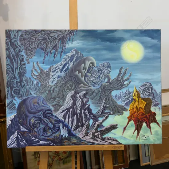 Note: Krueger was part of the MEta-Realist Art group with Johfra Bosschart - Diana Vandenberg