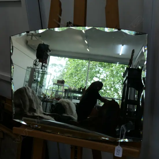 ART DECO MIRROR 535MM W 405MM H