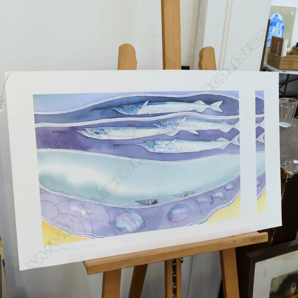 6 W. LIDGARD PAUA AND PIPER SIGNED PRINTS Image 1++