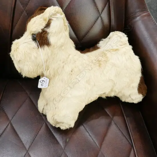 VINTAGE STUFFED TOY SCOTTIE DOG 360MM L
