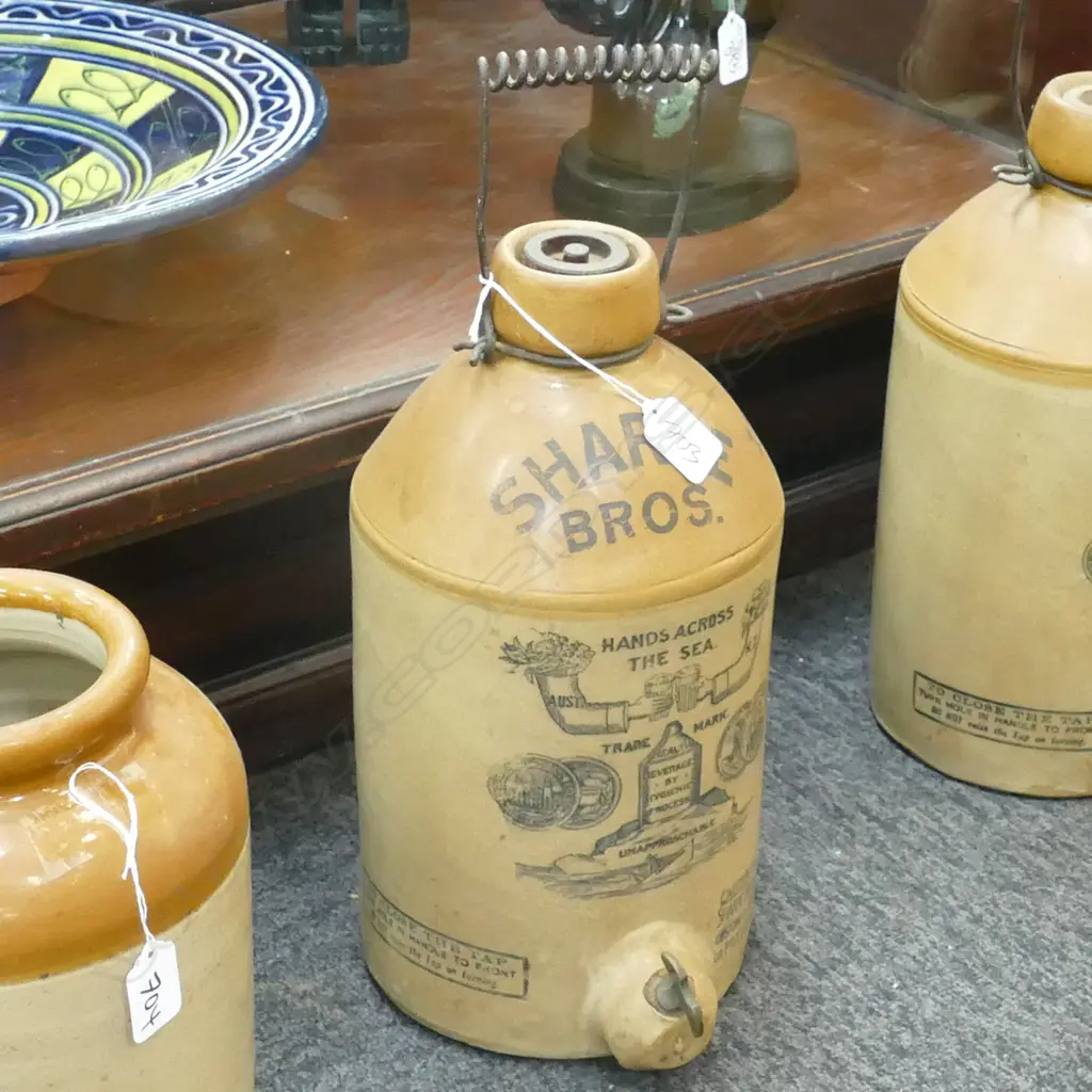 CERAMIC CROCK 'SHARPE BROS.' 340MM H Image 1++