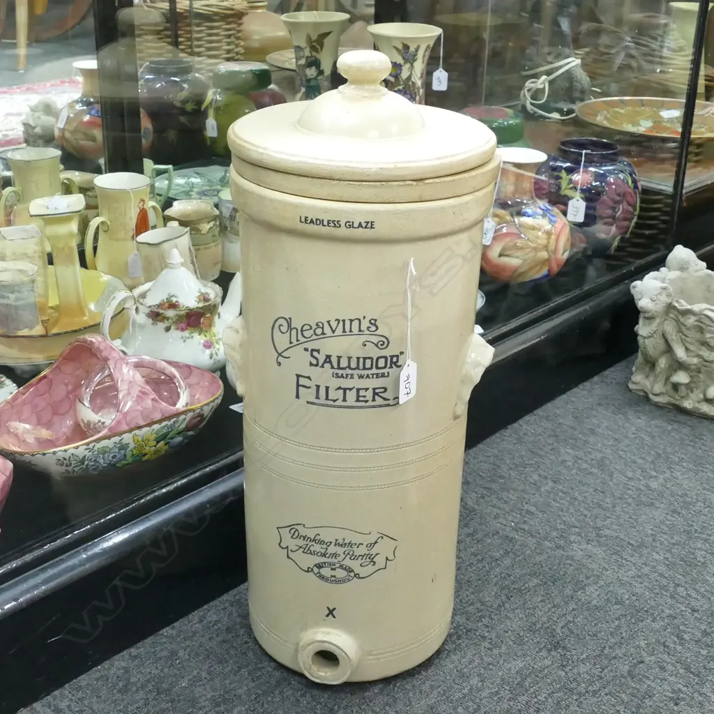 CHEAVINS CERAMIC WATER FILTER 570MM H Image 1++