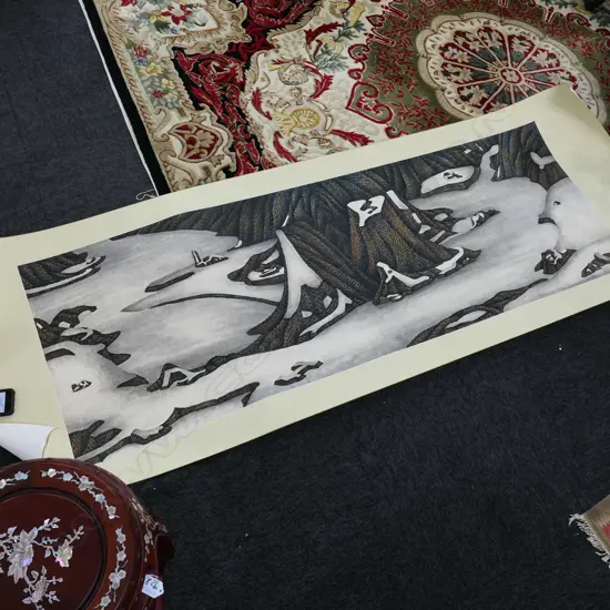 ASIAN SCROLL 1700MM L 590MM H