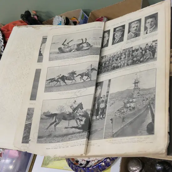 2 BOUND VOLUMES WEEKLY NEWS 1921-1928