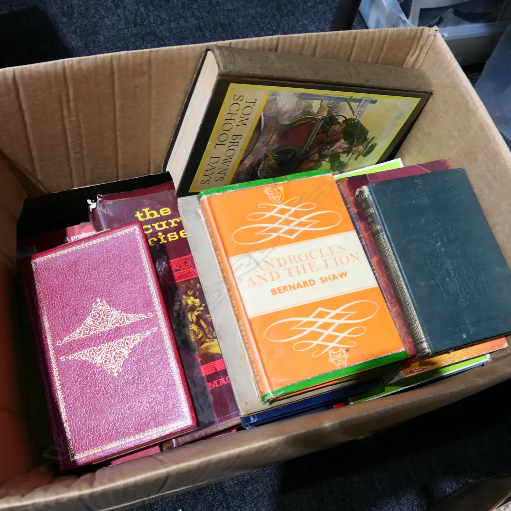 BOX LOT ASST. BOOKS Image 1++
