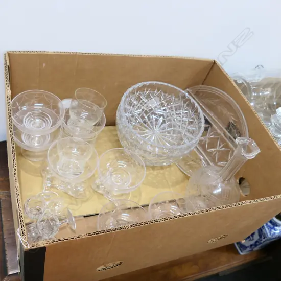 BOX LOT ASST. CRYSTAL