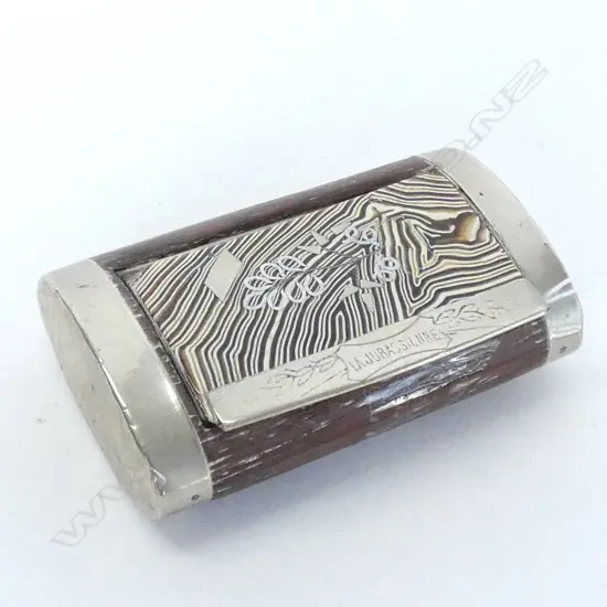 IVORY AND SILVER L.A JURASSIENNE SNUFFBOX