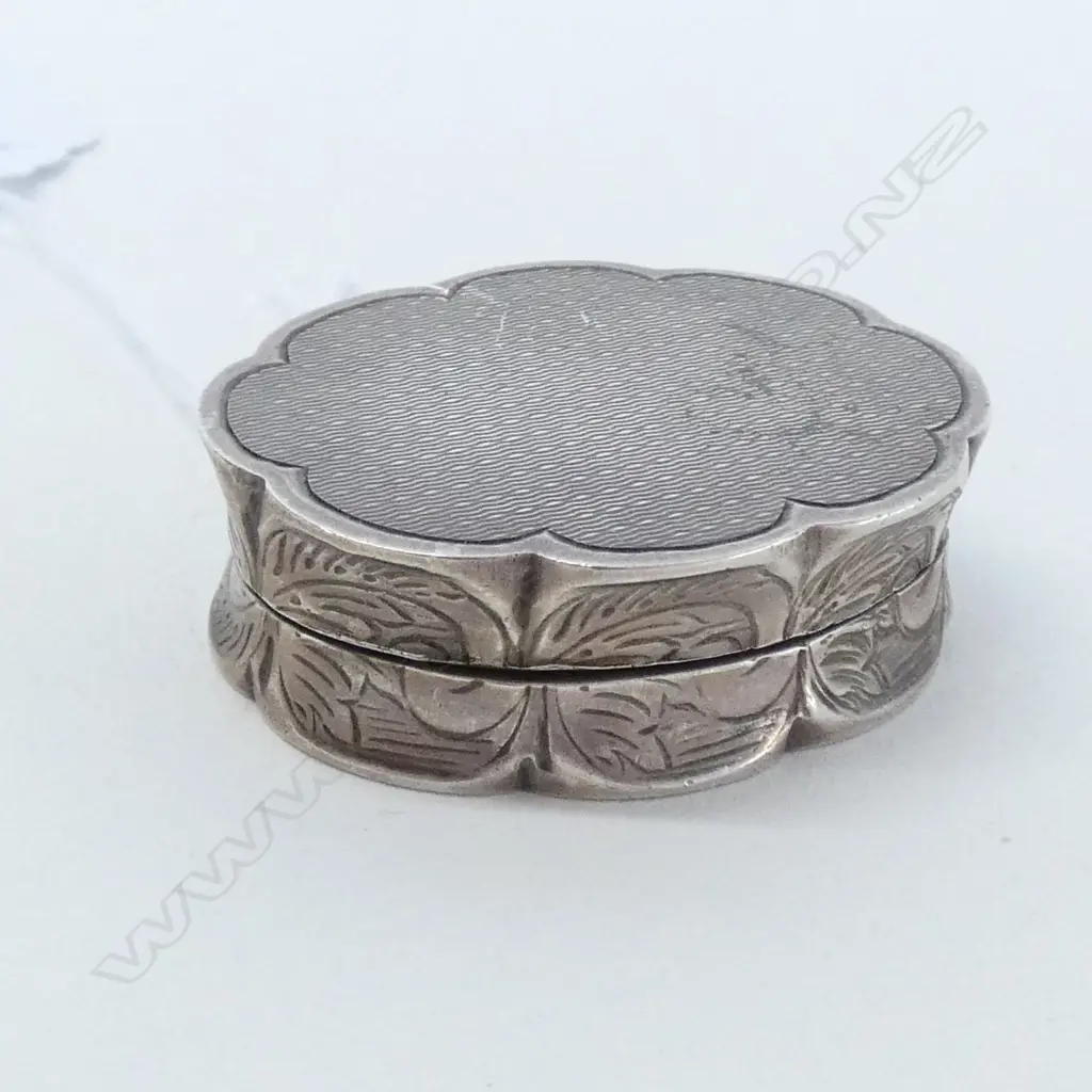 STG SILVER SNUFF BOX BY JAMES ROSE BIRMINGHAM C 1968 Image 1++