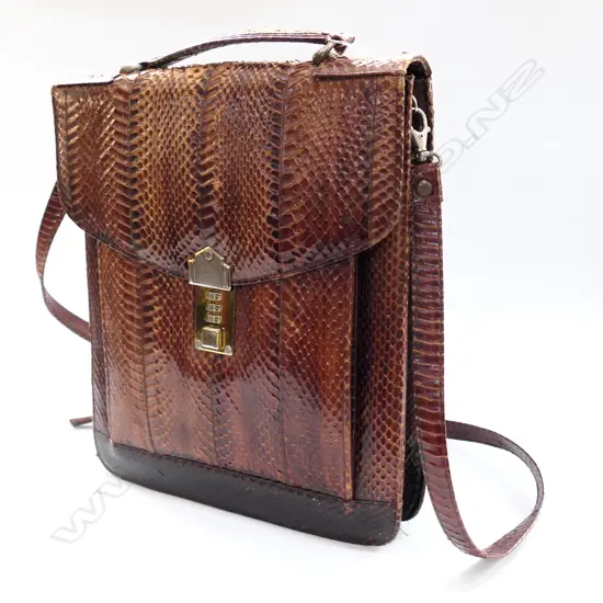SNAKESKIN SATCHEL