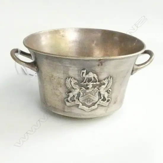 STG SILVER 2 HANDLED CUP, H. 60 MM 136 GM