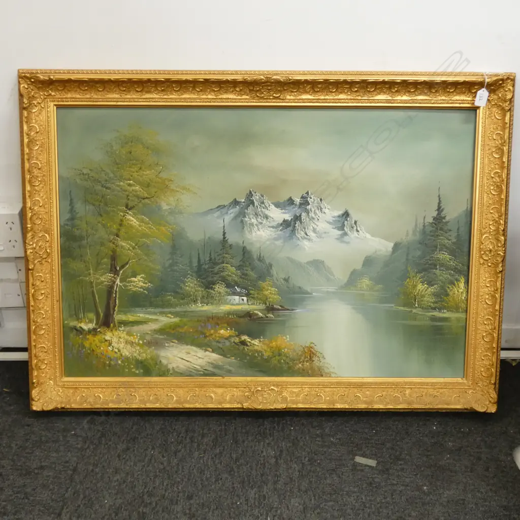 OIL ON BOARD LANDSCAPE 1060 X 755MM Image 1++