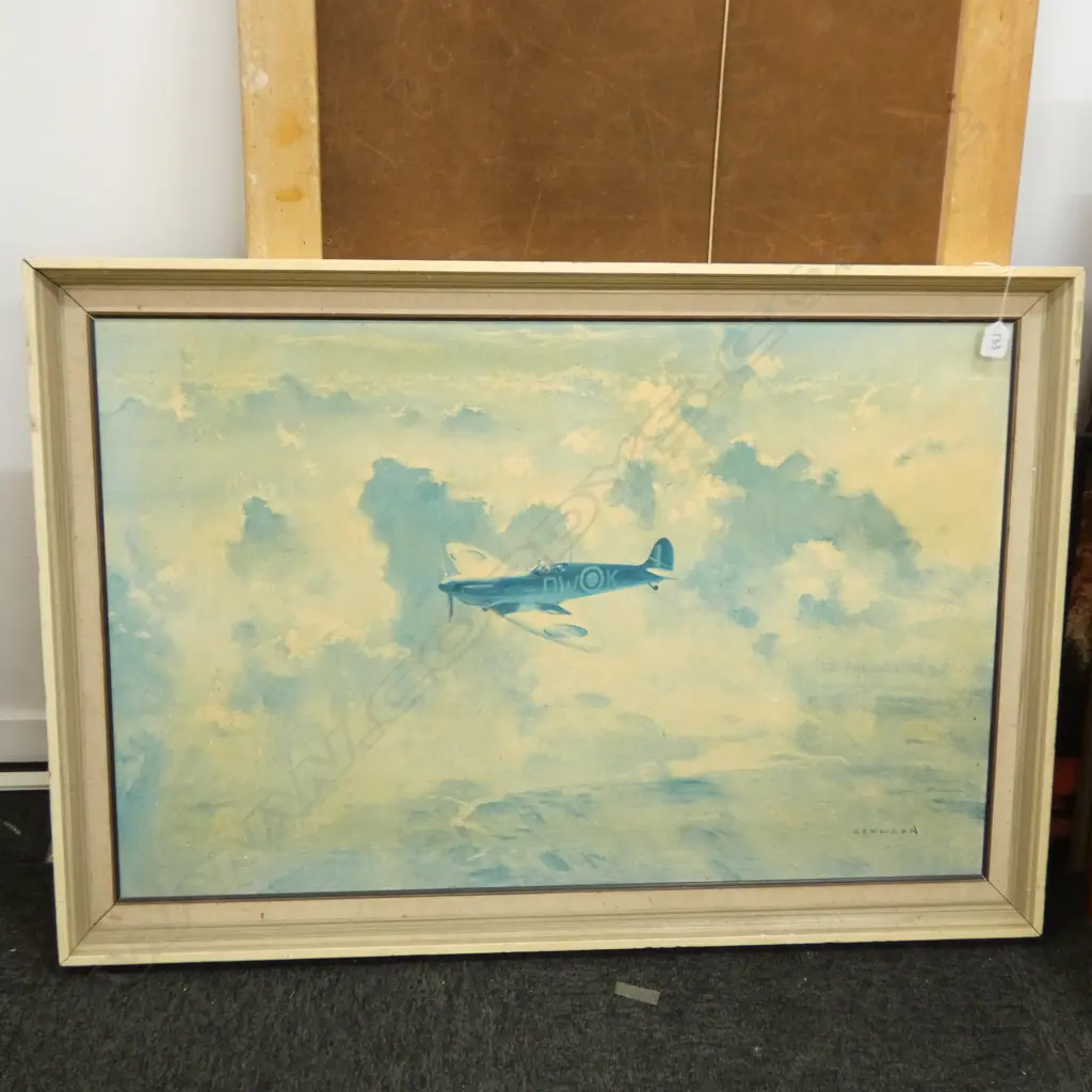 COULSON 'LONE SPITFIRE' PRINT 1150 X 700MM Image 1++