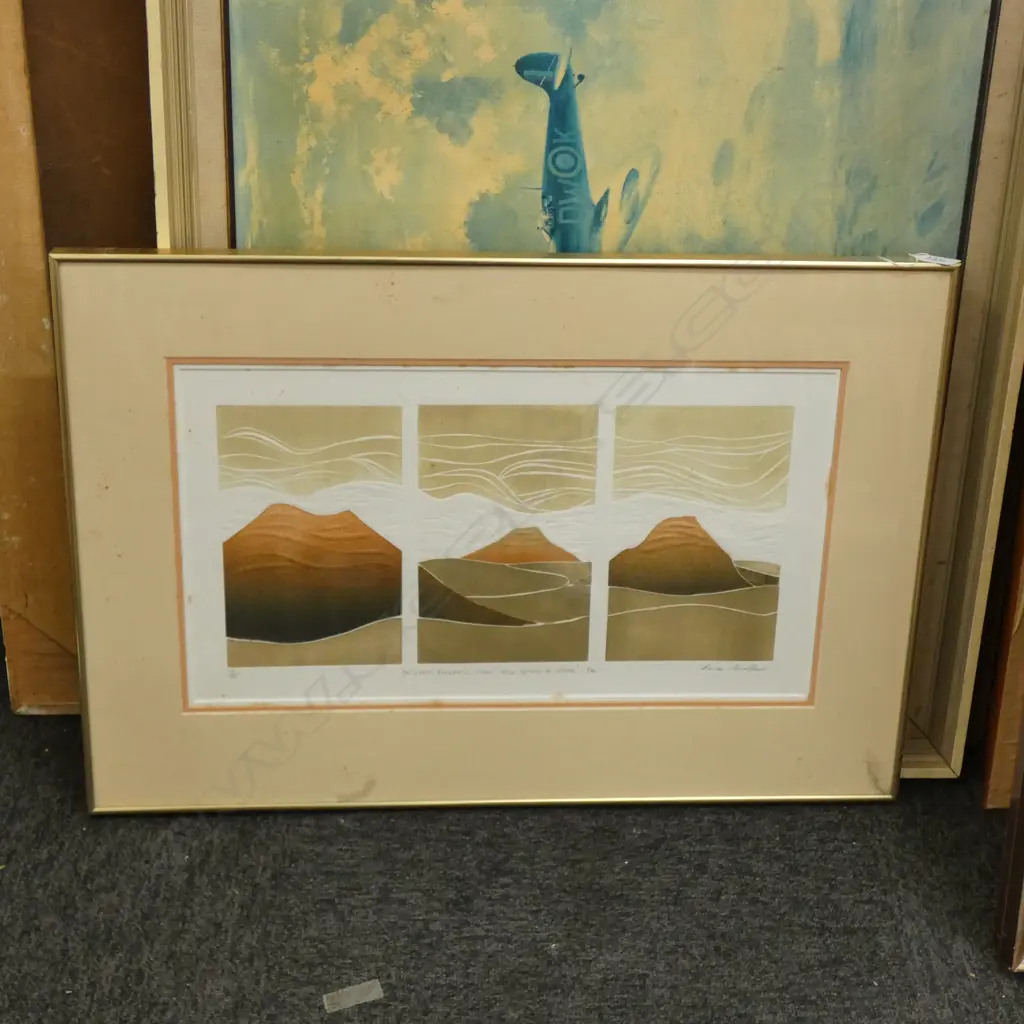 RONA SWALLOW 'ON EACH VOLCANIC CONE..' 17/25 710 x 480MM Image 1++