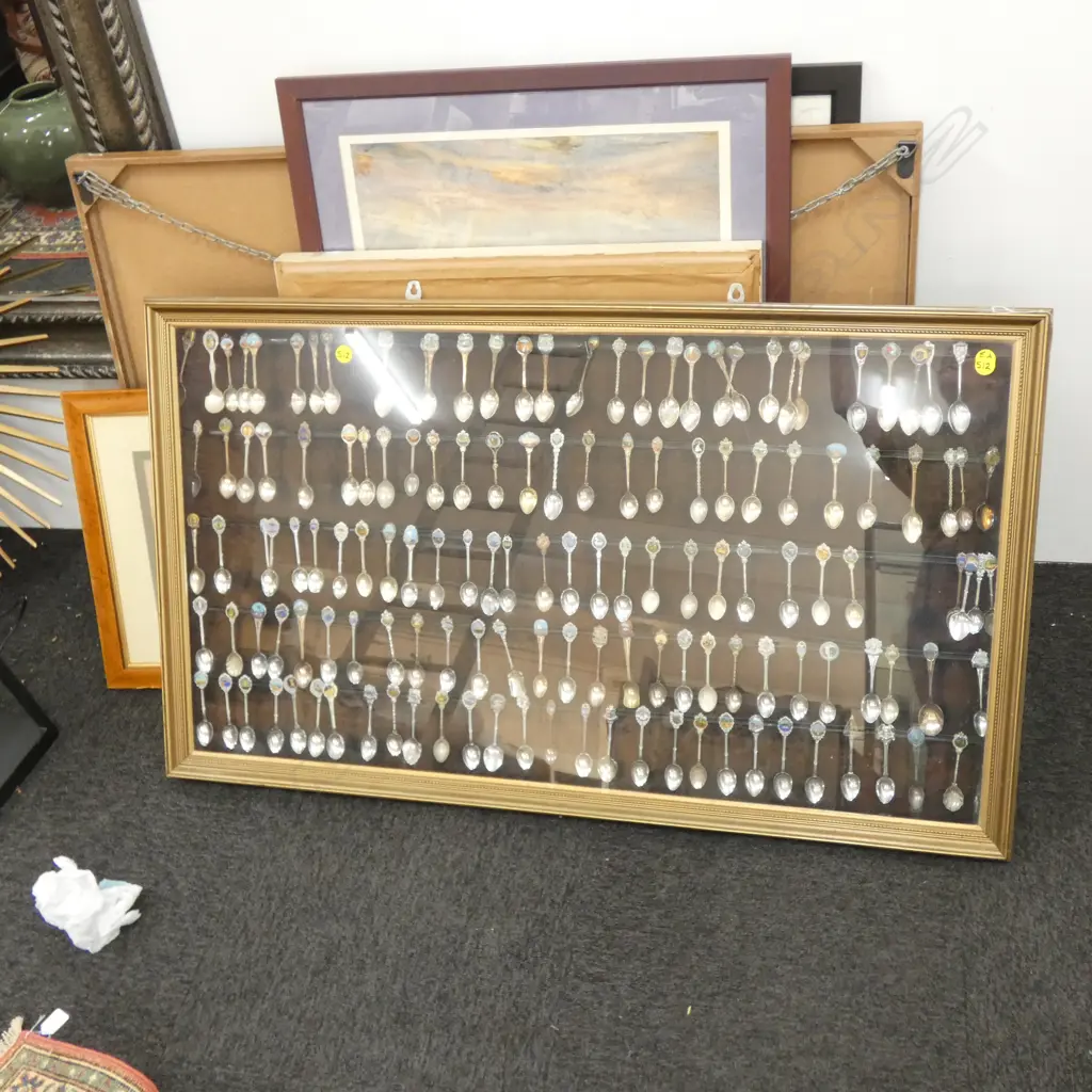 FRAMED TEASPOON DISPLAY L 1240 MM Image 1++