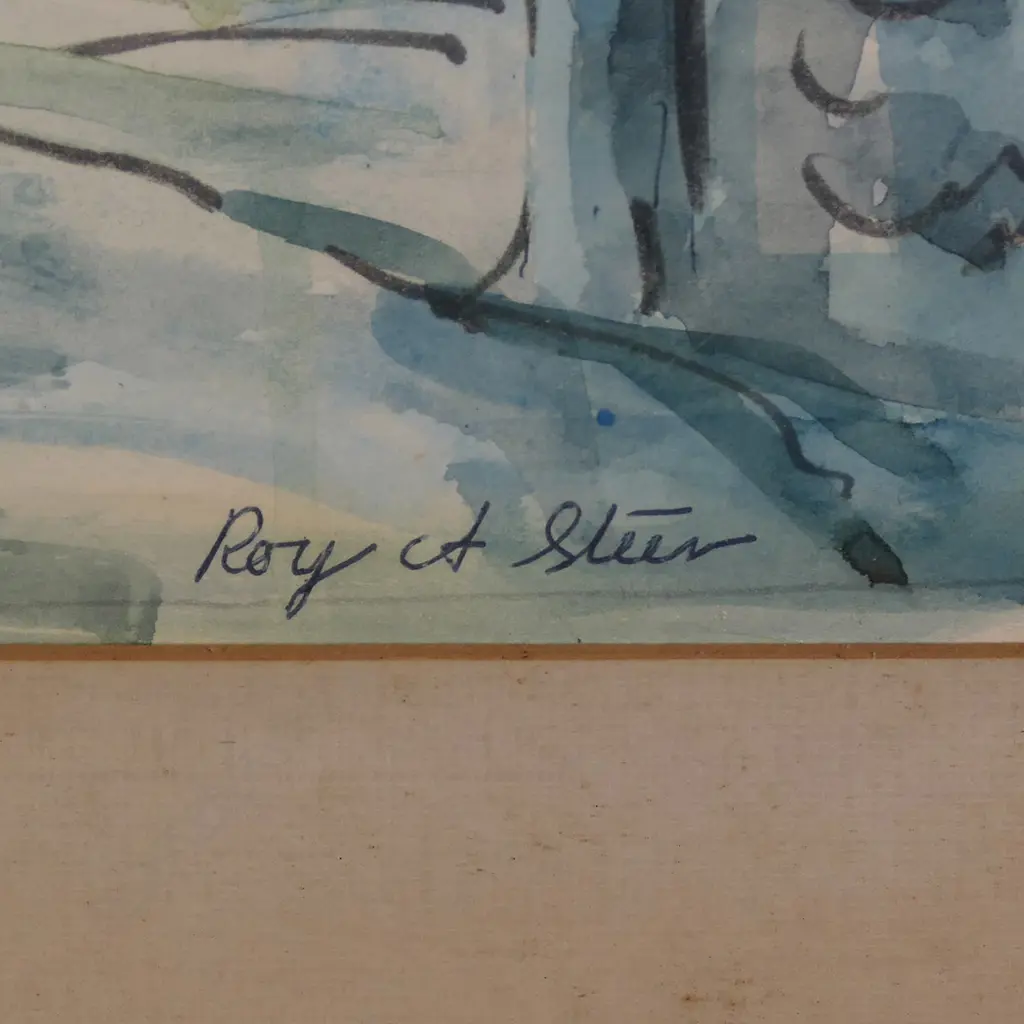 ROY A STEER, W/C, 'ST LUKES GREYTOWN', SIGNED  400 x 500mm Image 1++