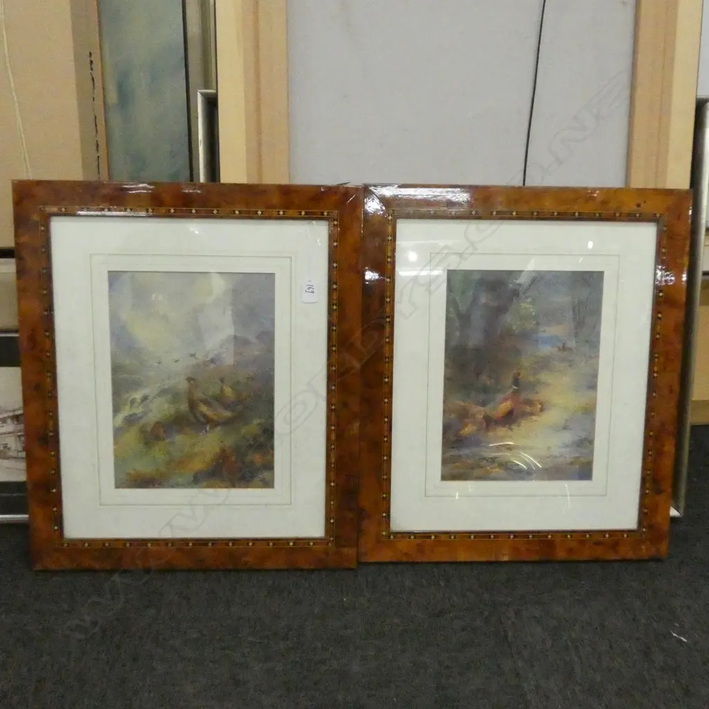 PR PRINTS OF WATERCOLOURS BY JAMES STINTON OF GAME BIRDS Image 1++