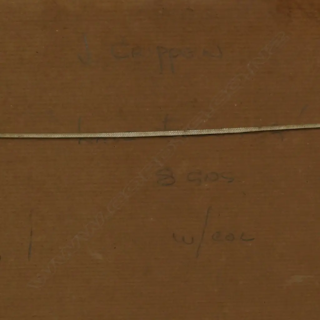 JACK CRIPPEN W/C WITH GLAZE, 'LATE EVENING', SIGNED & TITLED VERSO 340x 475mm Image 1++