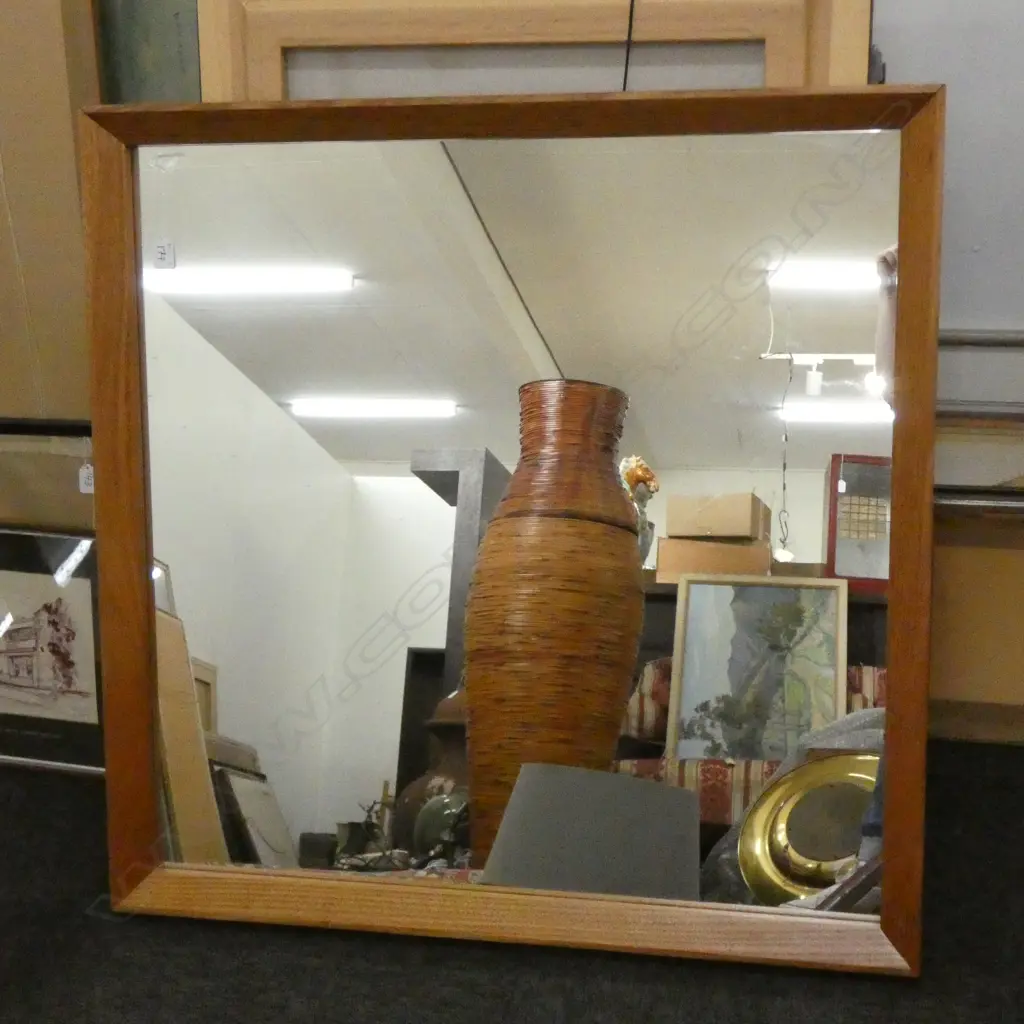 TIMBER FRAMED MIRROR 90 x 90cm Image 1++