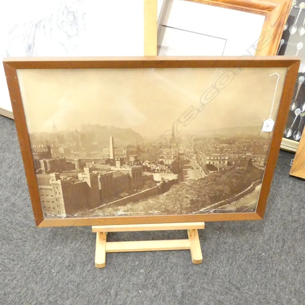 EARLY PHOTOGRAPH OF EDINBURGH SCOTLAND H 480 MM Image 1++