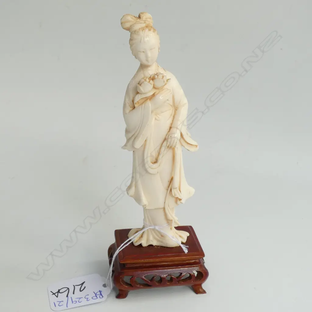 IVORY ORIENTAL LADY H. 155MM Image 1++