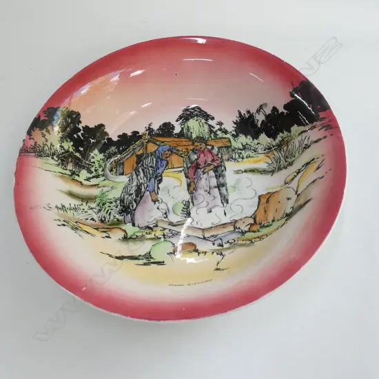 GRIMWADES MAORI WARE 'MAORI KITCHEN' BOWL, DIA. 230MM
